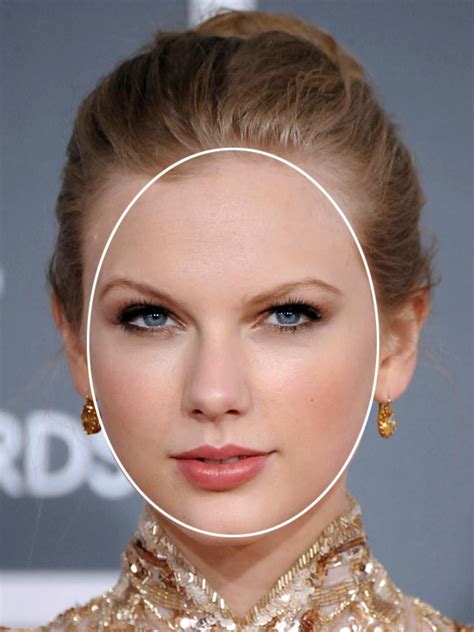 oval face shape bangs